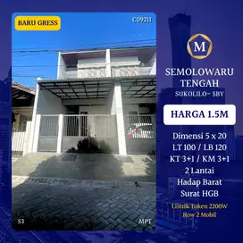 Rumah Baru Semolowaru Tengah dkt Semampir MERR Nginden UBAYA STIKOM