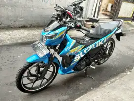 Dijual satria Fu fi 2016 biru gp edition