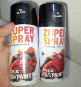 Cat pilox warna hitam 2pcs 150cc
