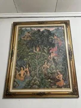 Lukisan Bali 7 Bidadari