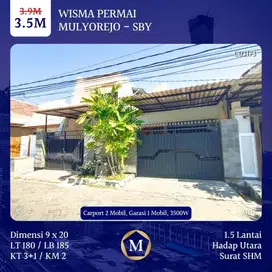 Rumah Wisma Permai dkt ITS Galaxy Mall Dharmahusada Kertajaya Sutorejo