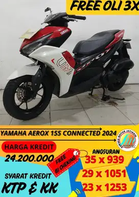YAMAHA AEROX CONNECTED 2024 bisa cash dan kredit