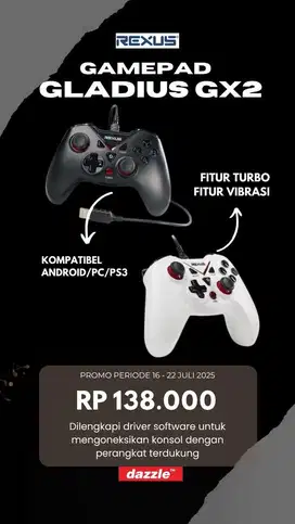 Rexus Gladius GX2 rexus gamepad wired