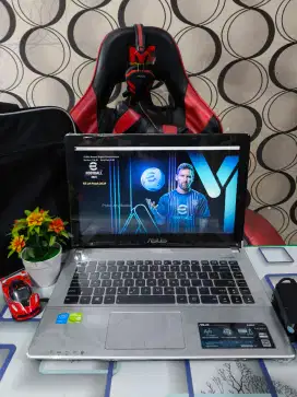 Asus X450JN Core i7 RAM 16GB SSD Dual VGA Nvidia Siap Pakai
