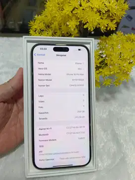 IPHONE 16 PRO MAX 256GB SECOND INDO