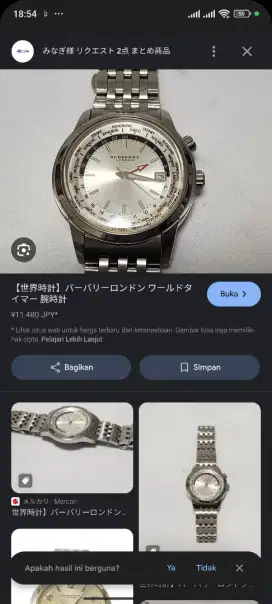 Jam Tangan Burberry