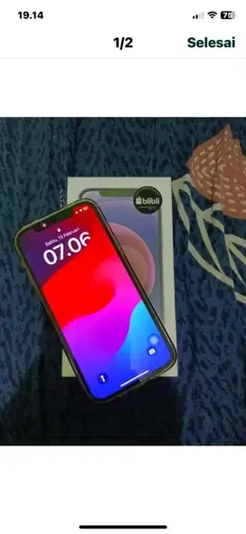 Ip 12 64Gb garansi on okt 2025