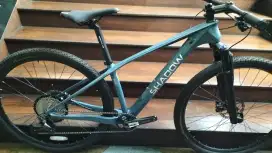 Sepeda mtb shadow bone carbon by united 1x12speed deore
