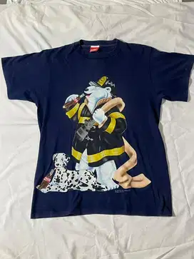 Vintage Coke Fire department T shirt Made in USA