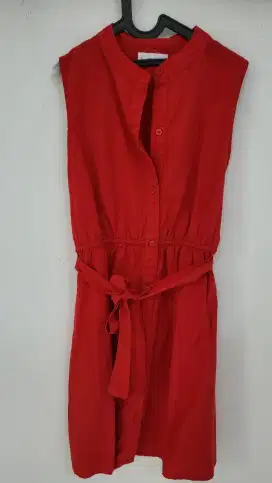 Baju dress anak sleeveless ukuran 10 tahun merk Mango original