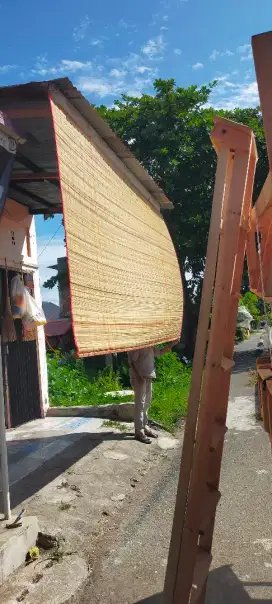 tirai tangga kursi bambu dll