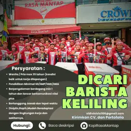 Jualan kopi keliling (Mobile Barista)