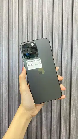 Second iphone 14 promax 128gb space black ex resmi