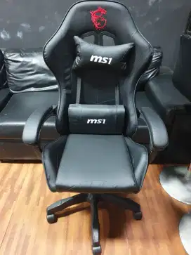 Kursi Gaming MS1 Black New Ready Banyak