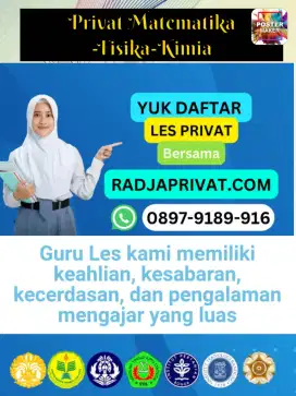 Lowongan Guru Privat Matematika fisika kimia