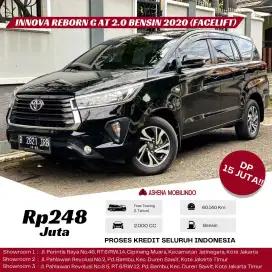 TOYOTA INNOVA G 2.0 AT HITAM 2020