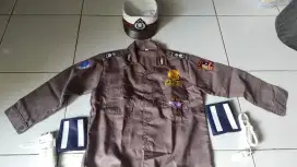 Baju polisi anak perempuan tk/SD