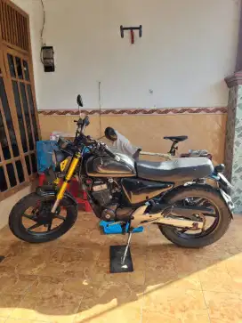 Motor Custom Scrambler Japstyle Basic Megapro Mono