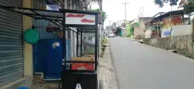 Dijual cepat gerobak ukuran 1.2 meter berbahan alumunium