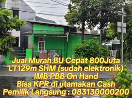 Rumah Luas Murah jual BU jual Cepat Hitung Tanah Bebas Banjir