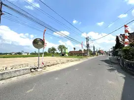 Tanah Jogja Tepi Jalan Aspal Lebar, Cocok Huni Maupun Invest