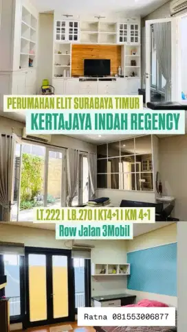 Dijual Rumah Minimalis Kertajaya Indah Regency