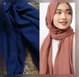 Pasmina crinkle navy