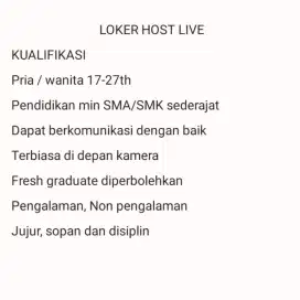 HOST LIVE STREAMING