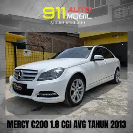 MERCEDES BENZ C200 1.8 AVANTGARDE MATIC TAHUN 2013