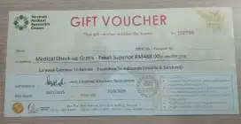 Jual voucher check kesehatan di Kuching Sarawak Malaysia