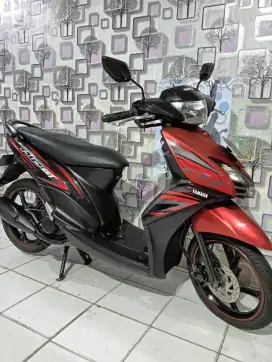 YAMAHA MIO GT 2014 MERAH BODI MULUS SEKALI GRES MASIH ORISINIL