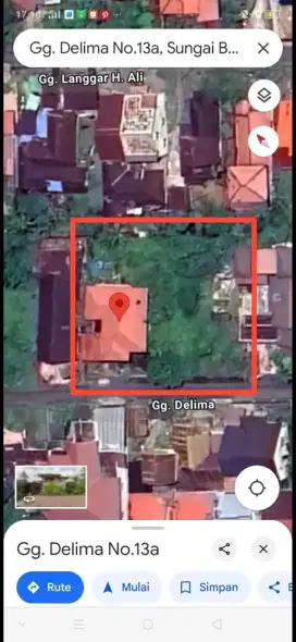 Tanah kavling jalan alianyang gang delima ukuran 36 x 33