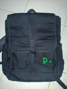 Tas Sekolah Kerja Ransel Backpack Hitam