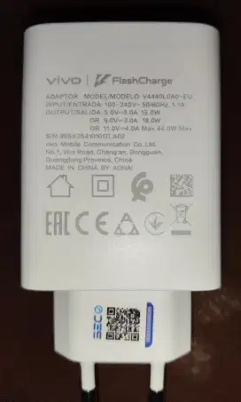 Kepala Charger Original VIVO 44 watt