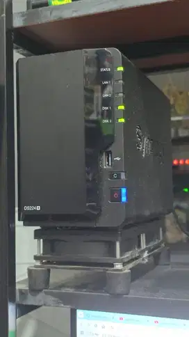 Synology DS224+ Diskstation 2 Bay NAS Server + Synology 4GB RAM DDR4