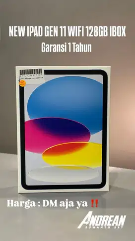New Ipad Gen 11 Wifi 128 gb Ibox