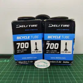 Ban Dalam Sepeda Deli Tire 700 x 19/23c x25/28c Fixie Road Bike Sepeda