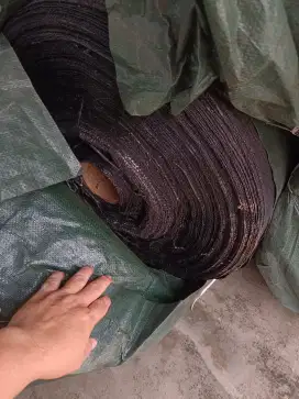 Geotextile woven hitam 2x400m . Ready stok Palembang.