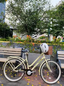 SEPEDA LOVINA CITY BIKE 26 INCH POLYGON LOVINA - Cream
