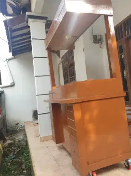 Gerobak minuman dan makanan
