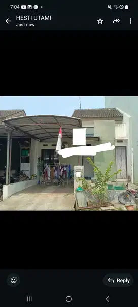 Dijual rumah murah di Verina Graha Bintaro luas tanah