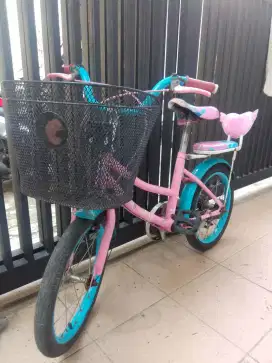 Sepeda mini keranjang ukuran 16