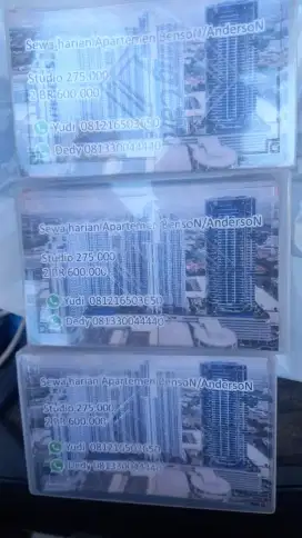 800 JT, apartemen Anderson 2Br kosongan tembus Pakuwon mall