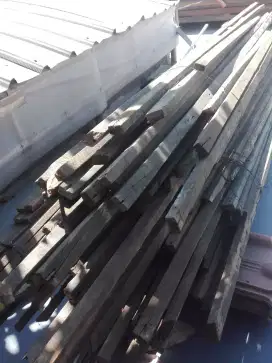Kayu Jati Balok,Usuk dan Reng Bekas Kuno.