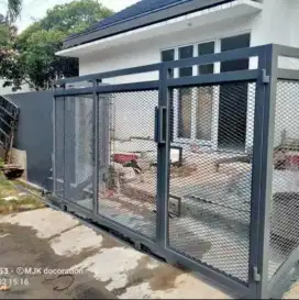 Pagar tralis minimalis