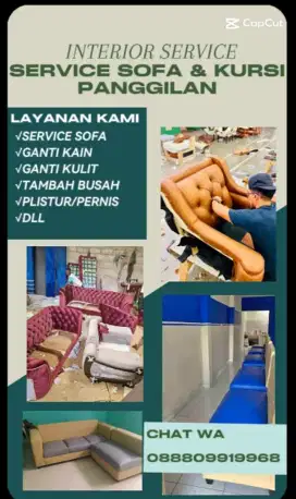 SERVICE SOFA KURSI