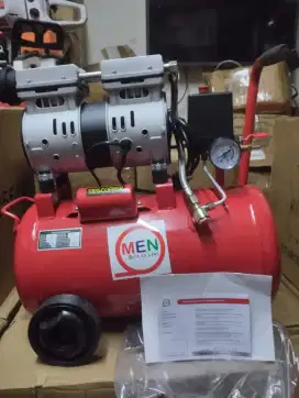 Kompresor oilless silent 1 hp 24 liter merek Men