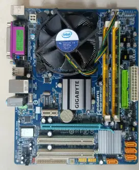Mainboard Gigabyte G41 + Core 2 Duo 7500 + memory 4GB ddr2