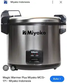 Jual Rice Cooker Miyako MCG-171
