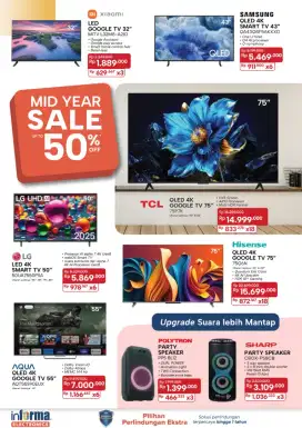 Ready stok tv 75 inc tcl google tv